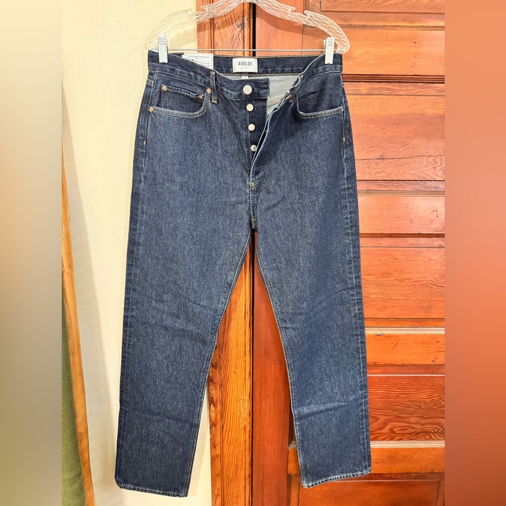 Agolde Dark Wash Denim Jeans